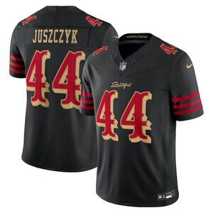 Kyle Juszczyk Stitched Vapor Jersey Black Choose for Mens Youths